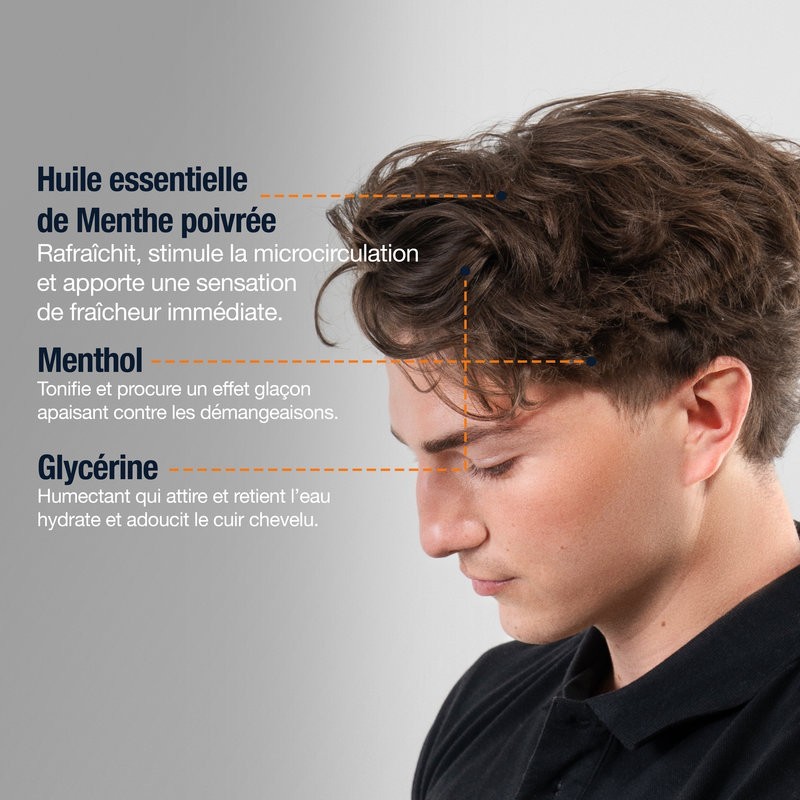 Soin conditionneur homme DAMERET – Fraîcheur & confort du cuir chevelu | Fabriqué en Provence