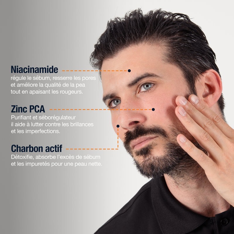 Gel nettoyant Visage NICALEAN homme