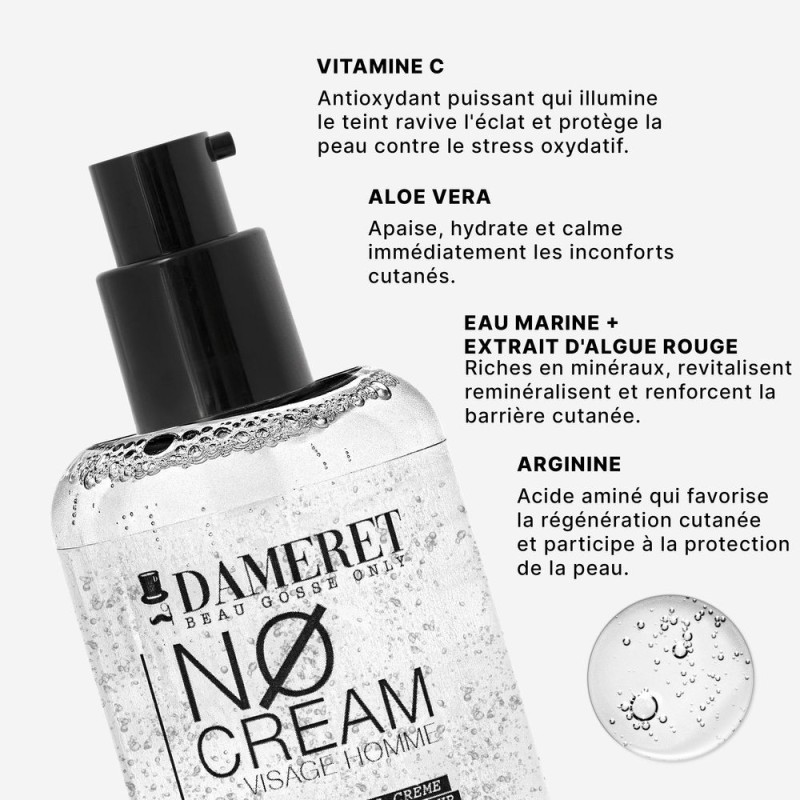 NO CREAM DAMERET - Hydrantant Visage Homme